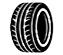 Tire cleaning and dressing icon