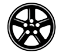 Wheels and wheel faces icon